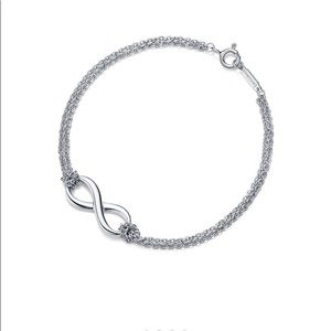 Tiffany & Co Sterling Silver Infinity Bracelet